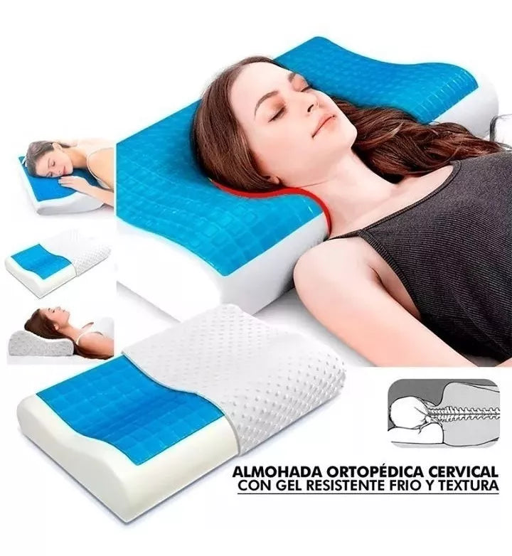Almohada Ortopedica Memory Pillow En Gel