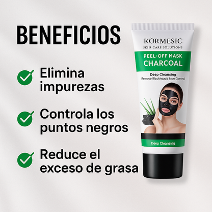 Mascarilla Negra Purificante Con Carbon